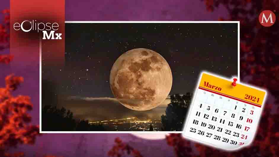 Calendario astronómico de Marzo 2024: ¿Qué día será el eclipse lunar y la luna de gusano?