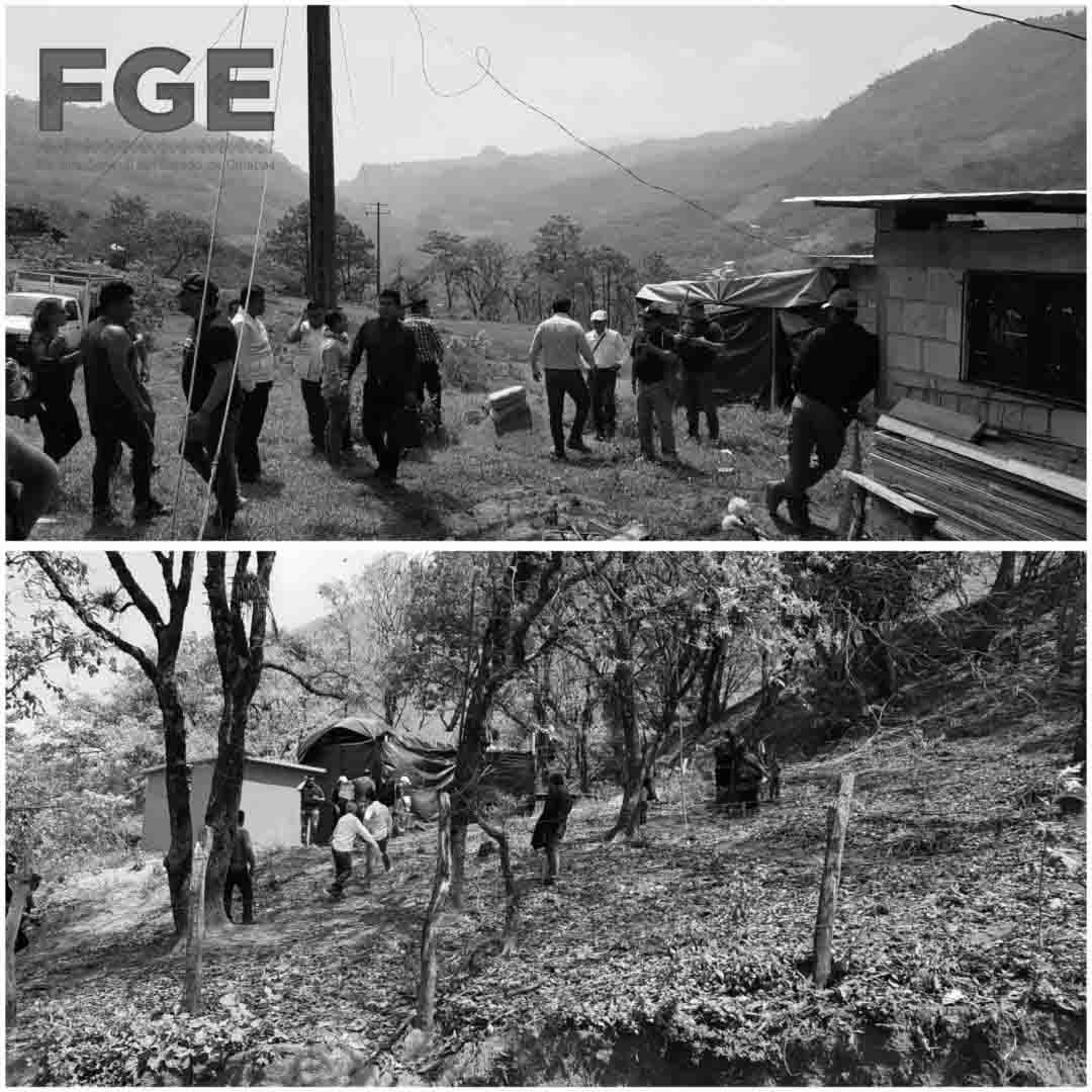 Encabeza FGE exhumación de cinco cuerpos en Chenalhó, Chiapas
