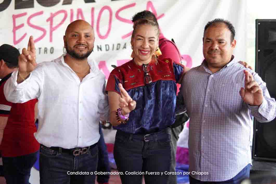 Olga Luz Espinosa inicia gira de campaña en el Istmo-Costa de Chiapas