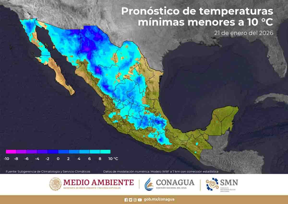 ACLARACIÓN DE INFORMACIÓN SOBRE TEMPERATURAS EN CHIAPAS
