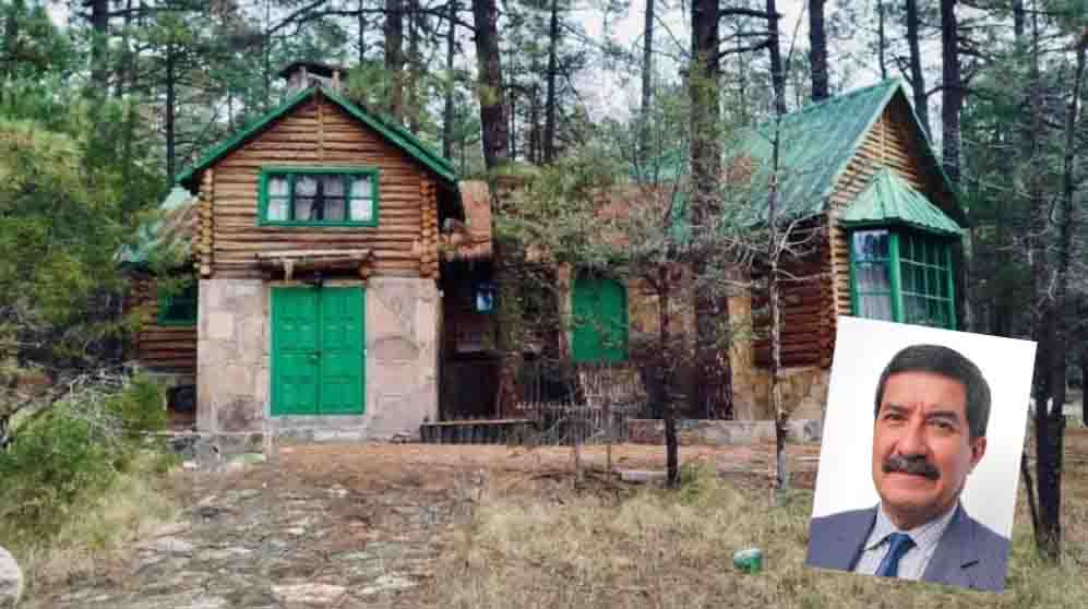 Aseguran exclusiva cabaña de Javier Corral en la Sierra Tarahumara