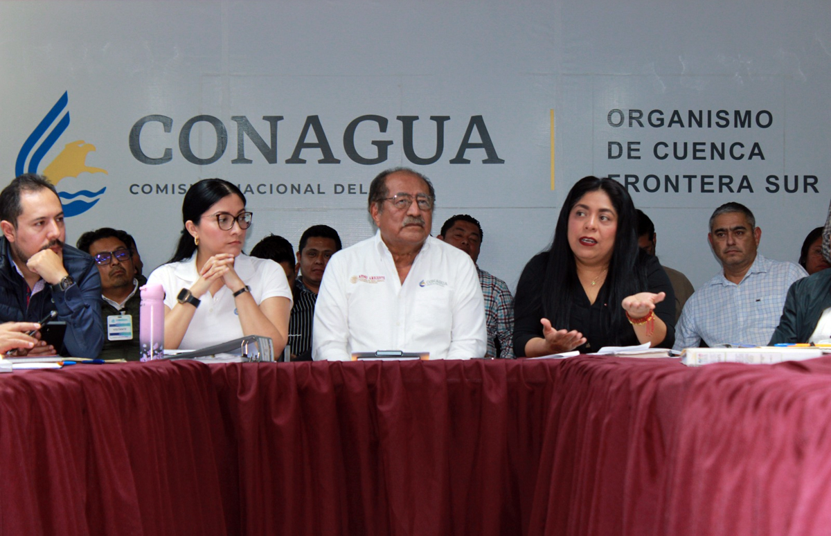 Conagua trabaja con los gobiernos estatal y municipales para atender el rezago de infraestructura hidráulica en Chiapas