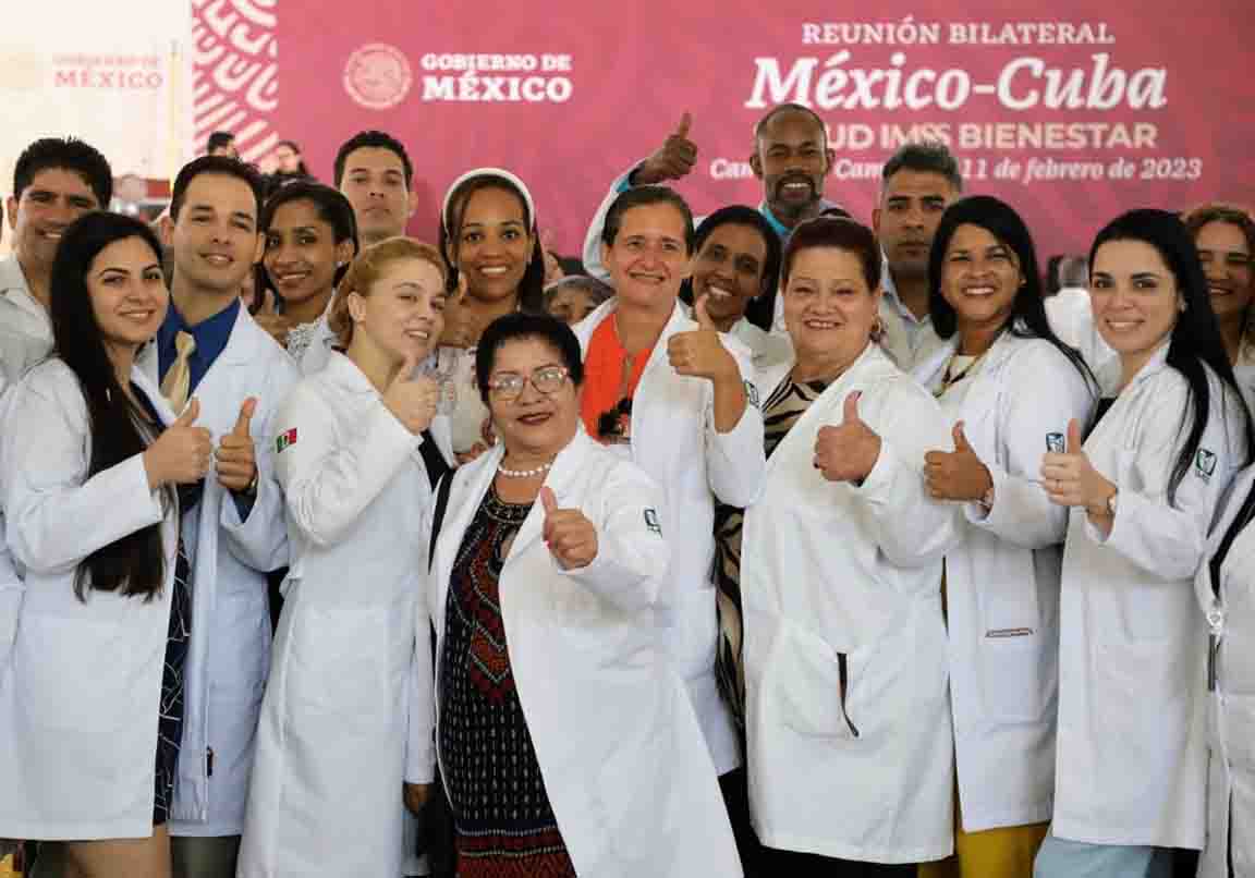 Gobierno gasta 2 mil millones de pesos en comida y hospedaje de médicos cubanos en 2025