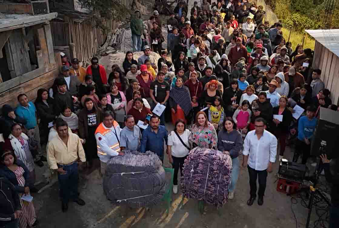 Gobierno Municipal lleva apoyo invernal a familias de San José BuenavistaOriente