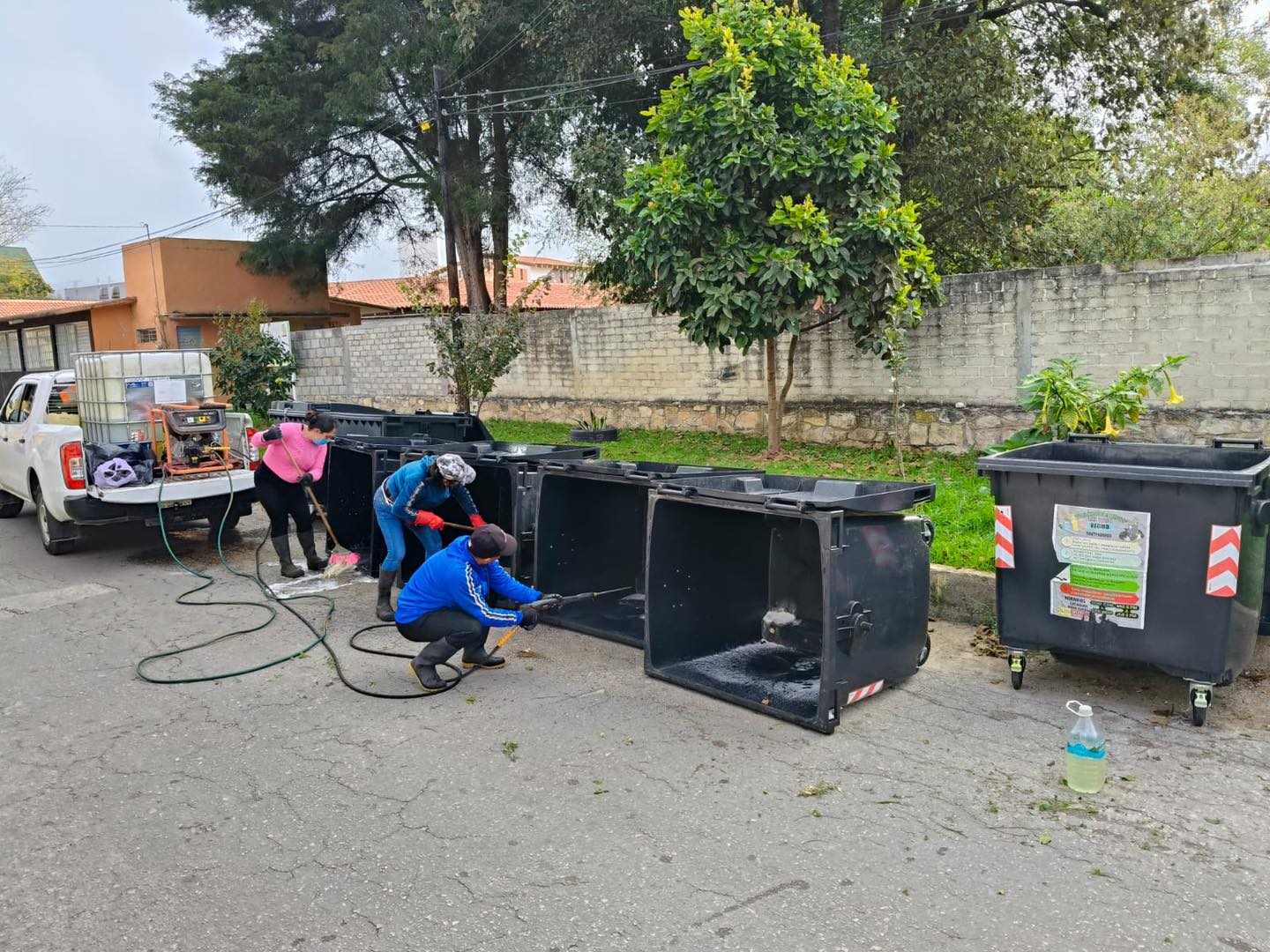 Refuerzan labores de limpieza tras festividades de fin de año en San Cristóbal