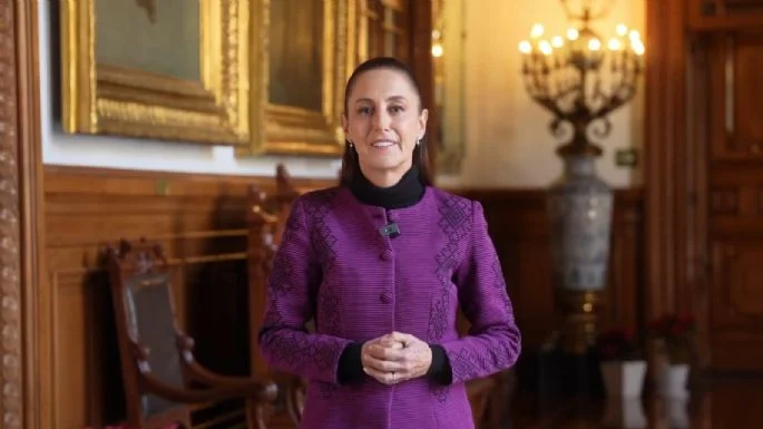 Sheinbaum desea “amor a sus familias, al prójimo y a nuestra patria” en su mensaje de Año Nuevo