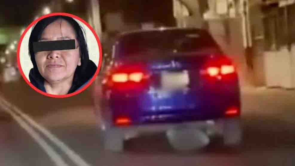 Detienen a Gaby “N”, conductora que arrastró a motociclista por 2 kilómetros en Iztapalapa