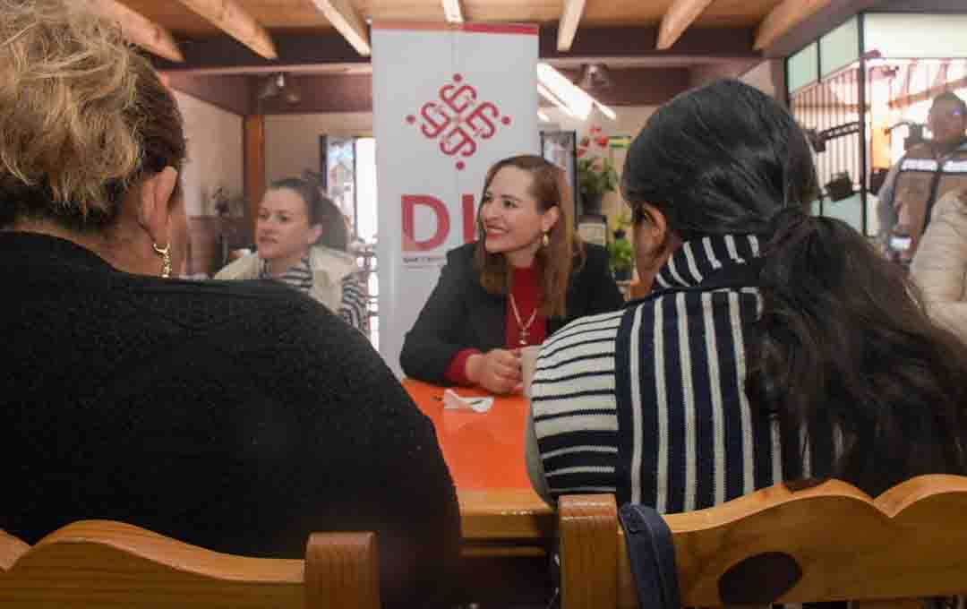 Fabiola Ricci se reúne con mujeres líderes de la Zona Sur de San Cristóbal