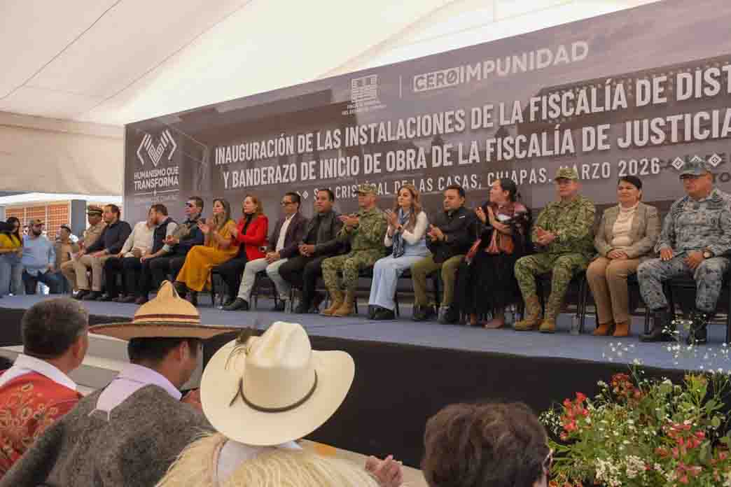 Construyen paz y justicia en la región Altos: inauguran Fiscalía de Distrito e inician obra de la Fiscalía Indígena