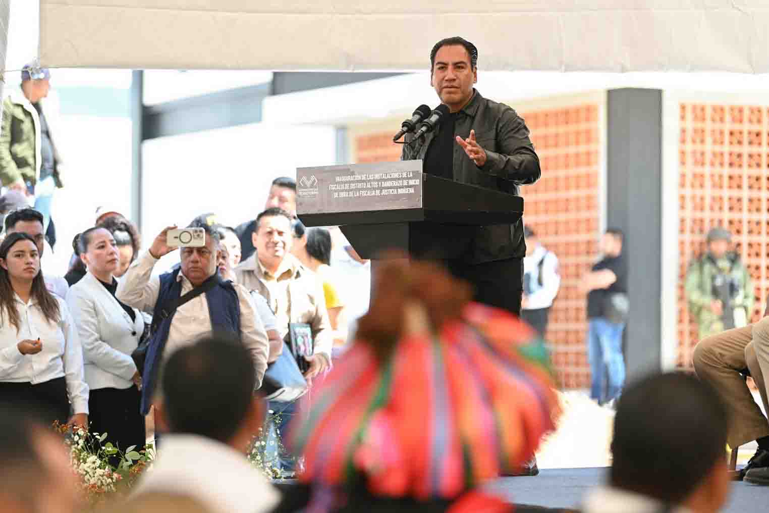 Eduardo Ramírez y Jorge Llaven inauguran instalaciones de la Fiscalía de Distrito Altos en San Cristóbal