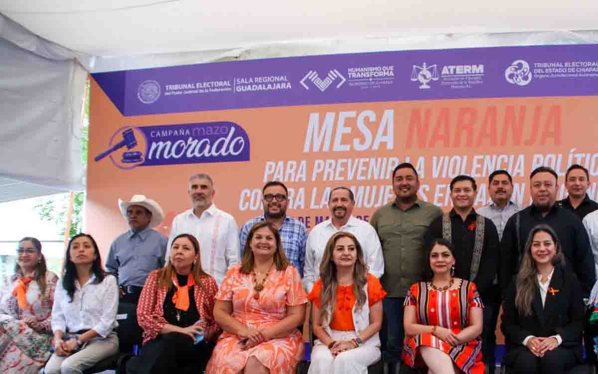 Instalan en Chiapas la Mesa Naranja para prevenir la violencia política contra las mujeres