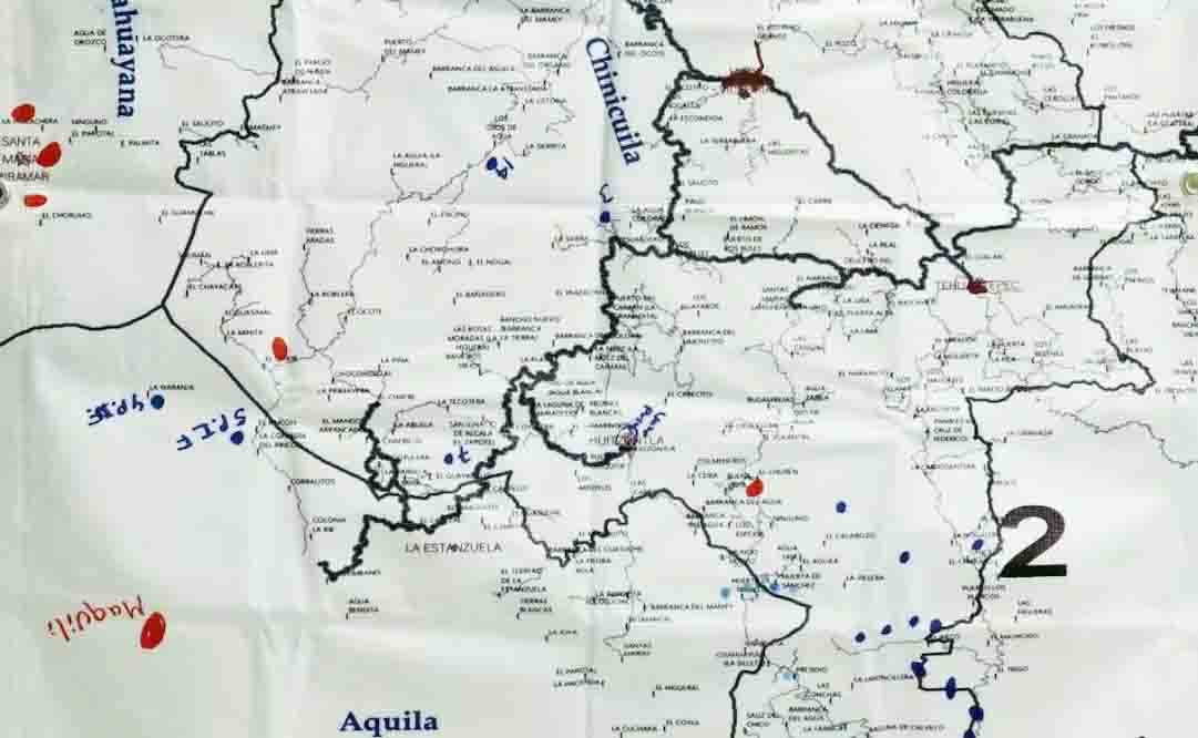 El mapa estratégico de “El Mencho”; buscaba apoderarse de corredor de coca y precursores químicos