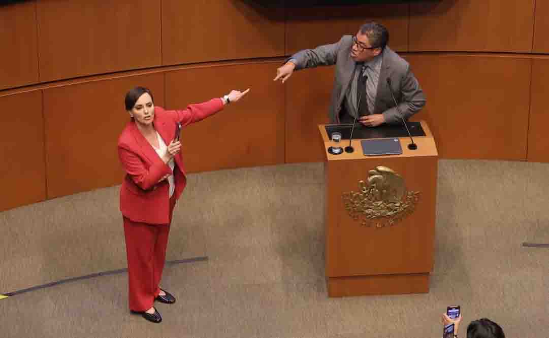 “Es un narco” y “demuéstremelo”; Saúl Monreal y Lilly Telléz tienen encontronazo durante debate del “Plan B” en el Senado