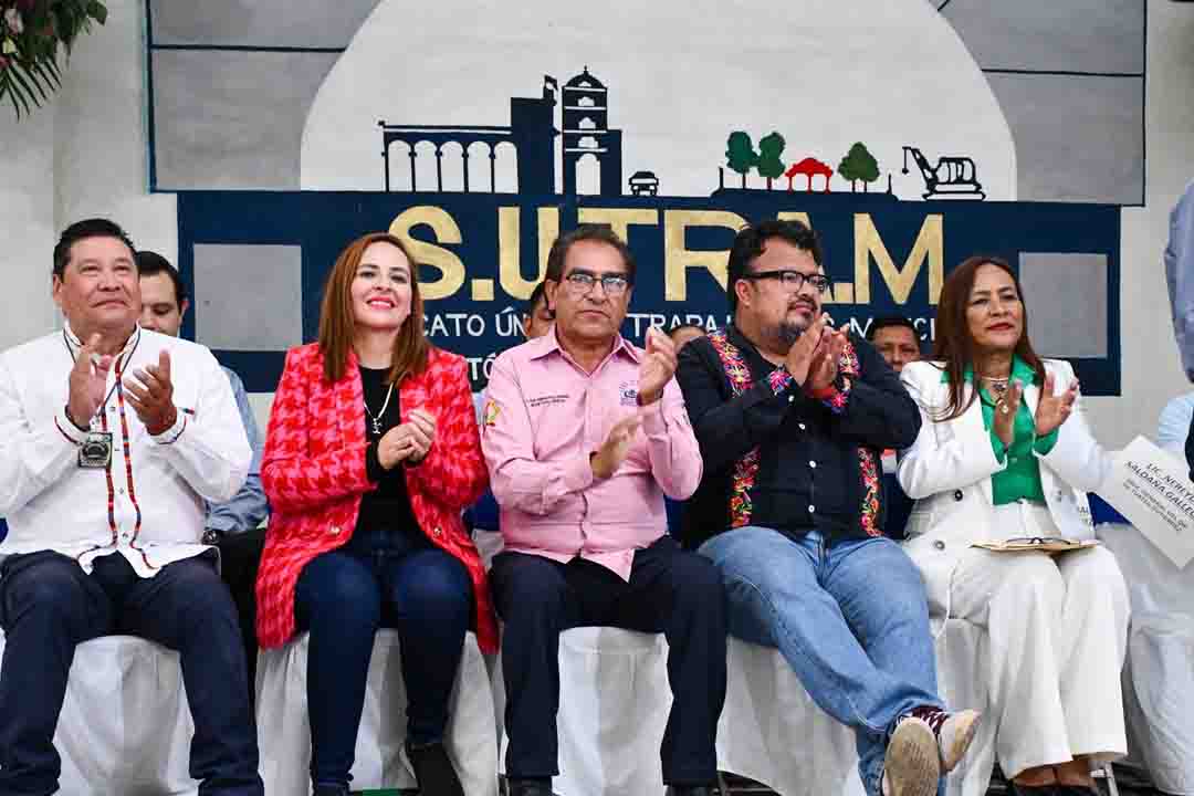 Reconocen liderazgo y compromiso de Fabiola Ricci en el 28 aniversario del SUTRAM