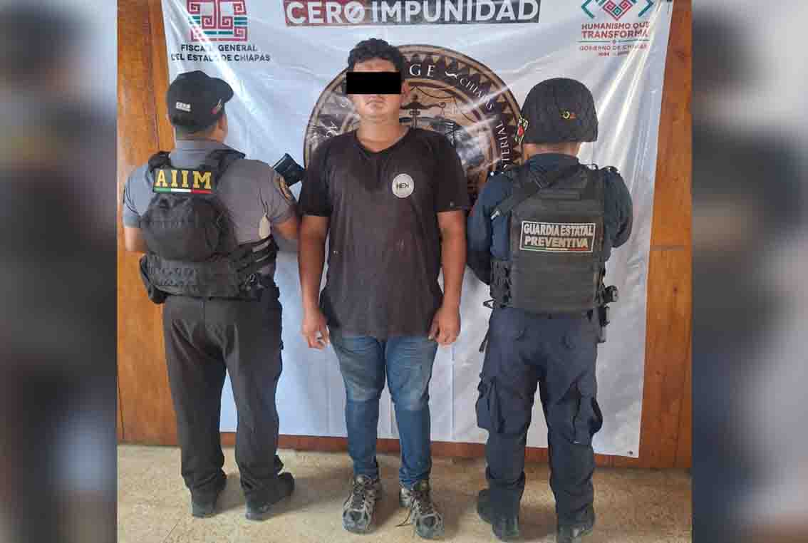 Por extorsión, FGE y SSP aprehenden al presunto responsable