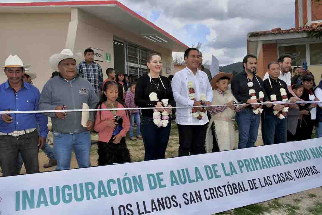 Impulsa Gobierno de Chiapas infraestructura educativa en San Cristóbal con 19 nuevas acciones prioritarias