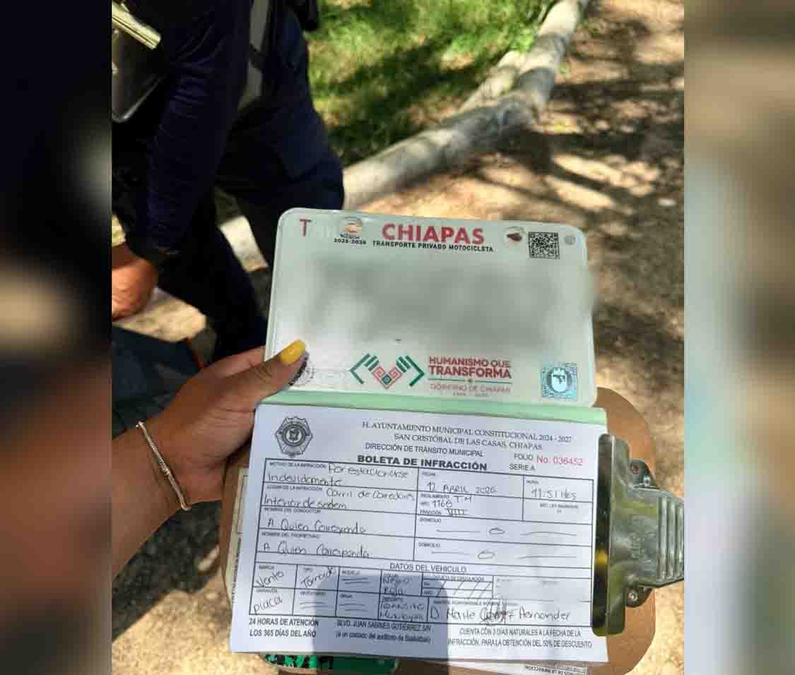 Aplican infracciones por estacionamiento indebido en San Cristóbal