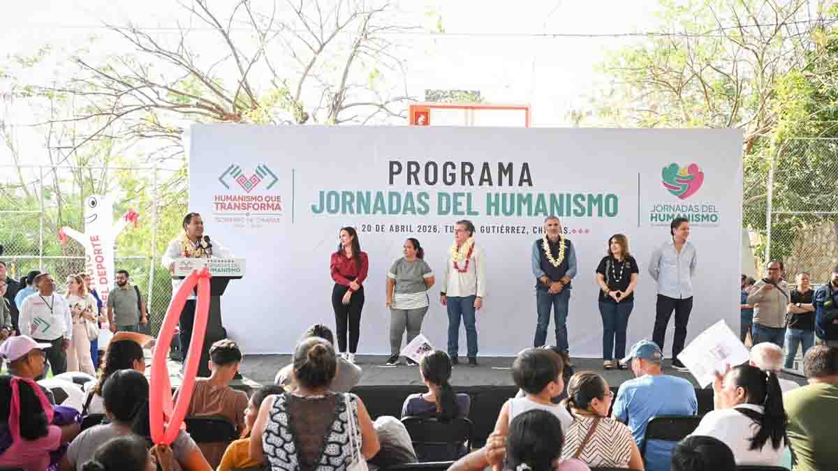 Con Jornadas del Humanismo, Eduardo Ramírez lleva atención directa y cercana a colonias de Tuxtla