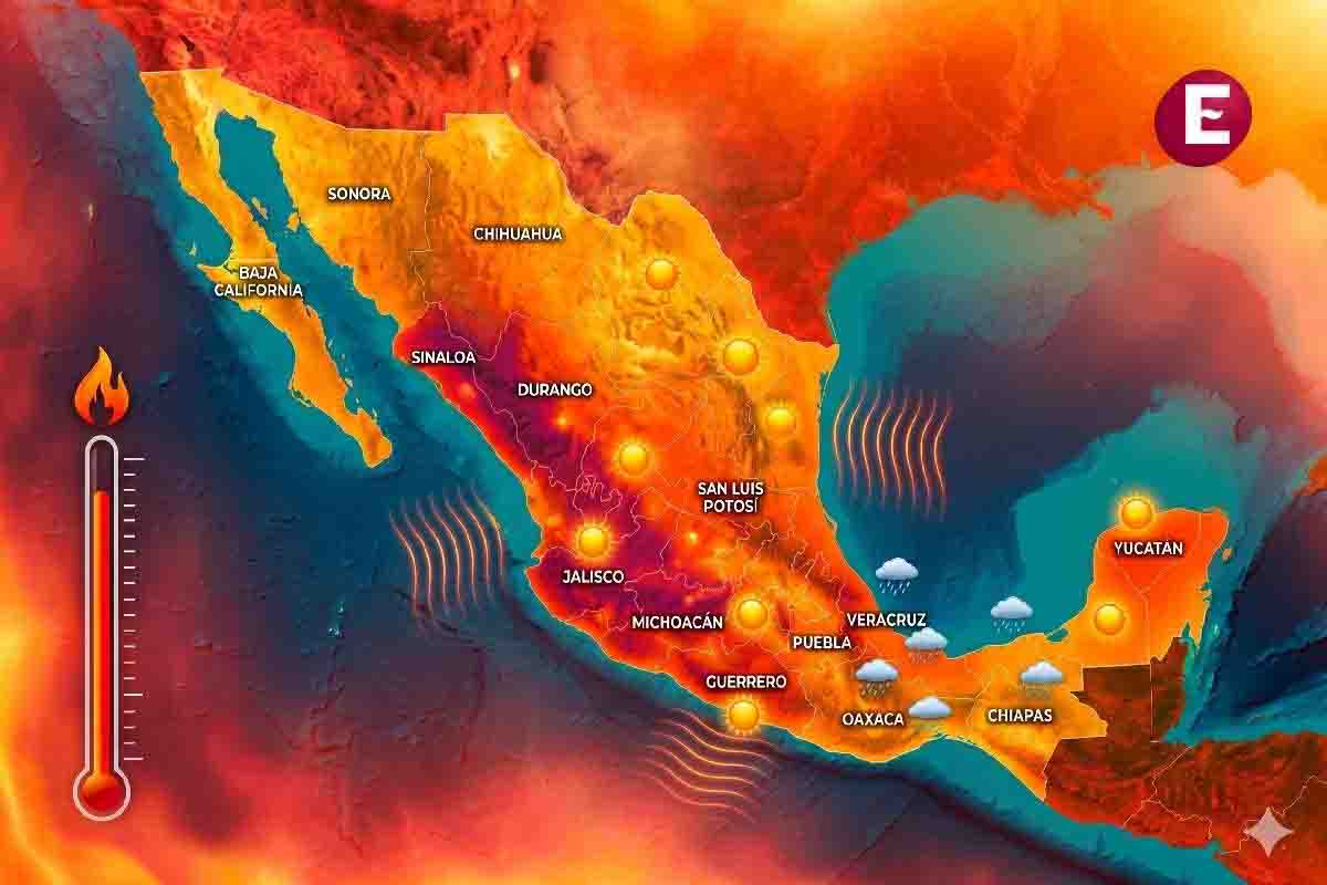 Ola de calor en México: SMN alerta por temperaturas de hasta 45°C; estos estados son los afectados