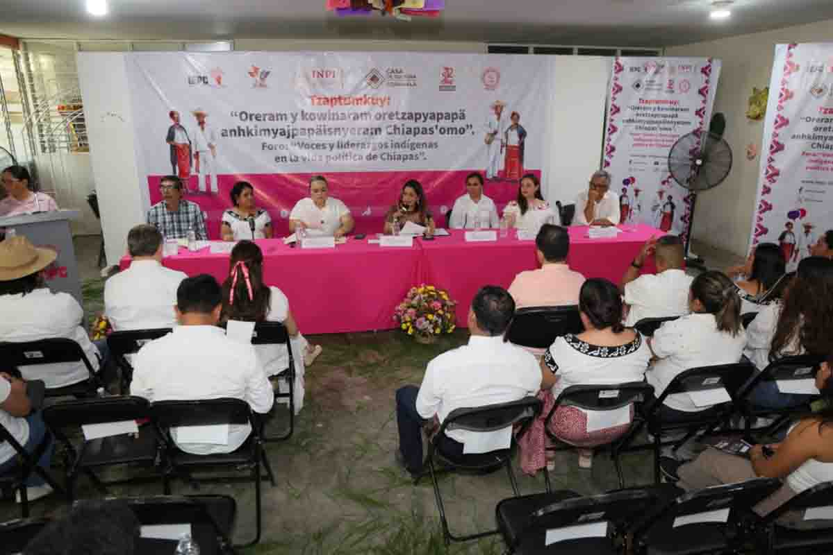 Realiza IEPC foro para fortalecer la participación política de personas de la región Zoque-Tsotsil