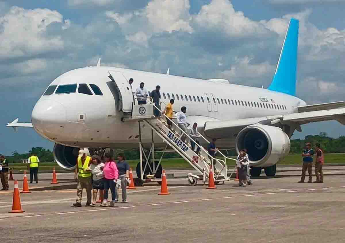 Llegan a Tapachula deportados mexicanos