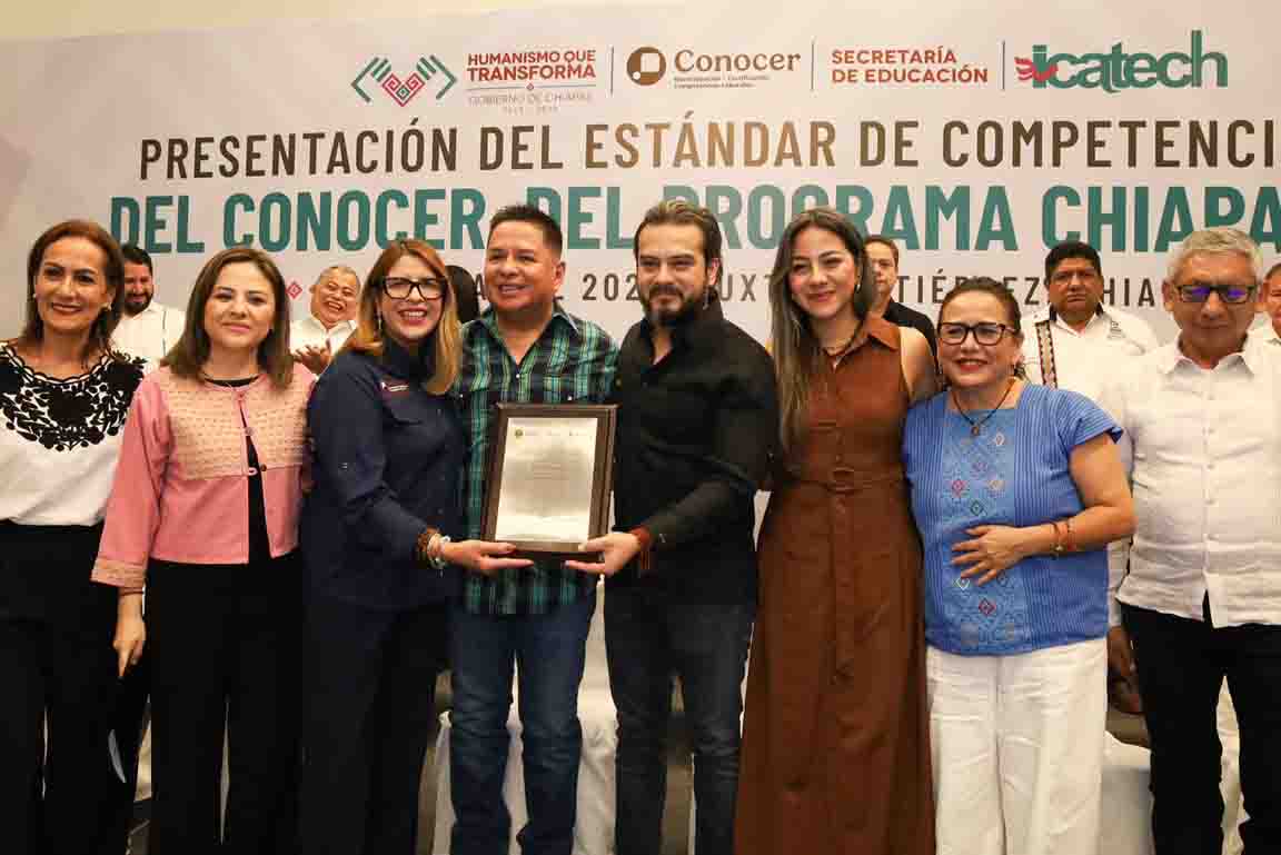 Presentan Estándar de Competencia Conocer para el Programa Chiapas Puede