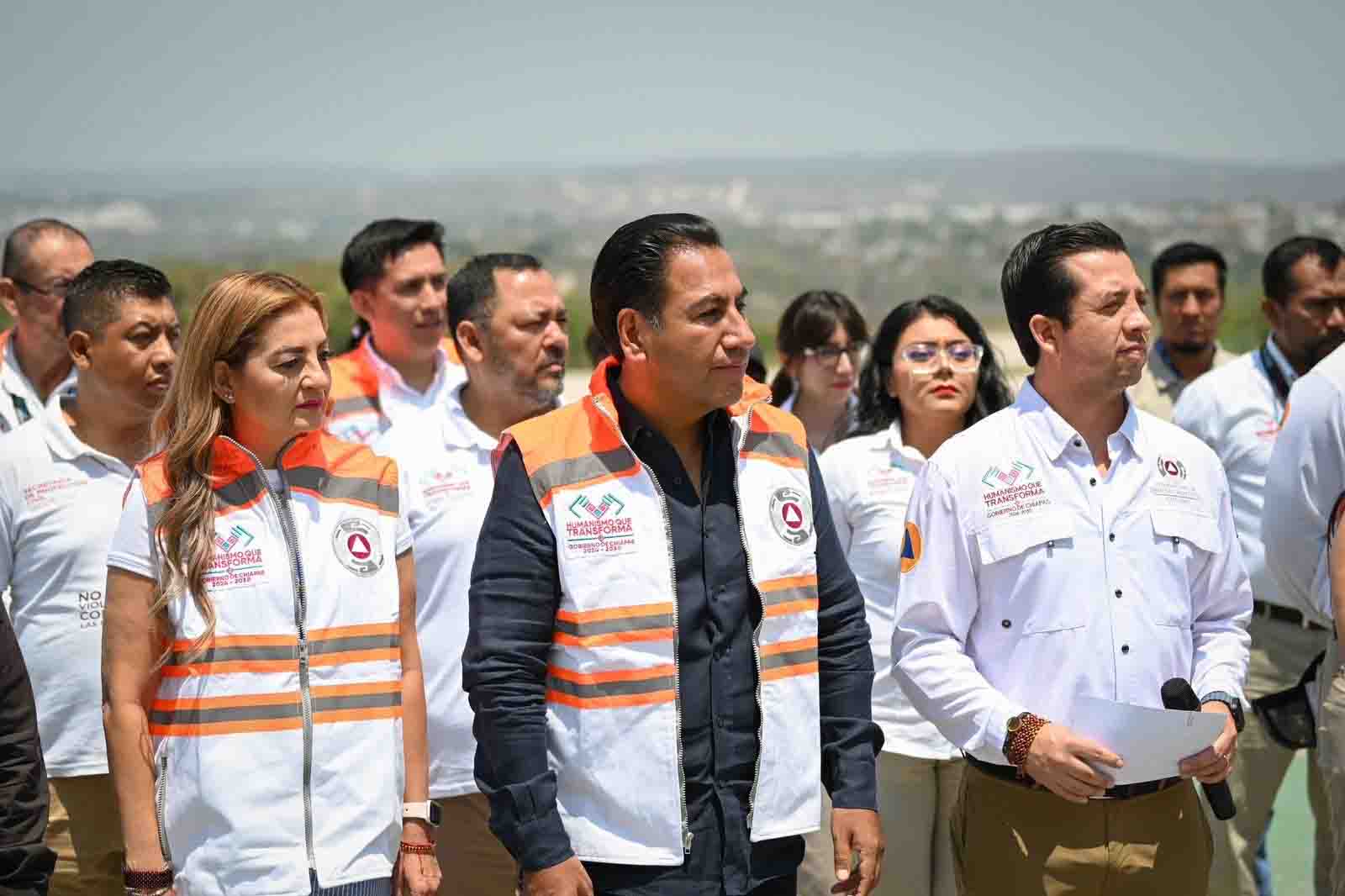 Eduardo Ramírez encabeza el Primer Simulacro Nacional 2026 en Chiapas