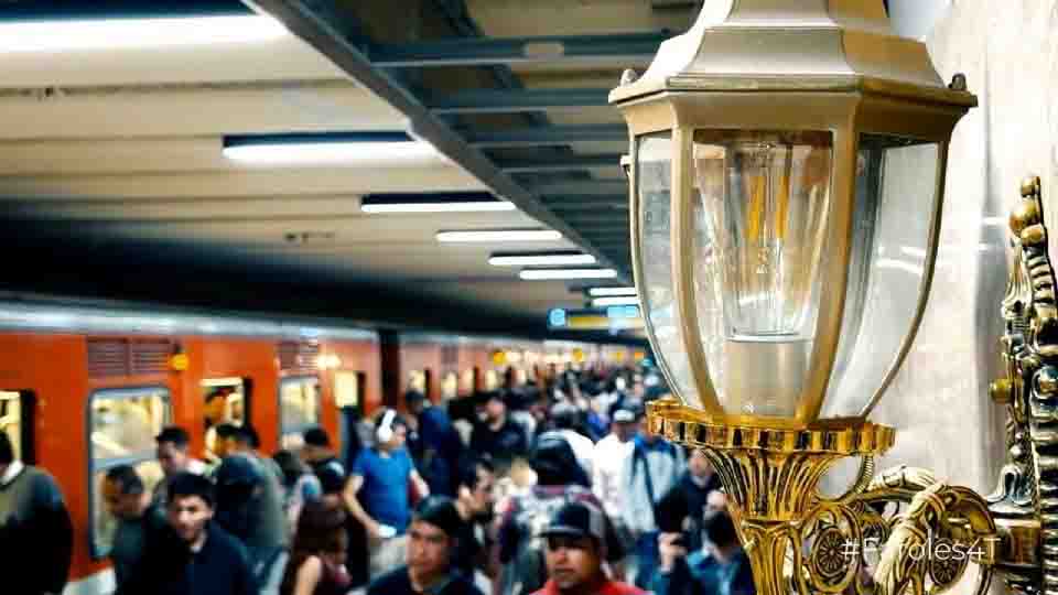 Faroles estilo 4T: la remodelación con “toque francés” en el Metro de la CDMX la realiza una empresa favorita de su director Adrián Rubalcava