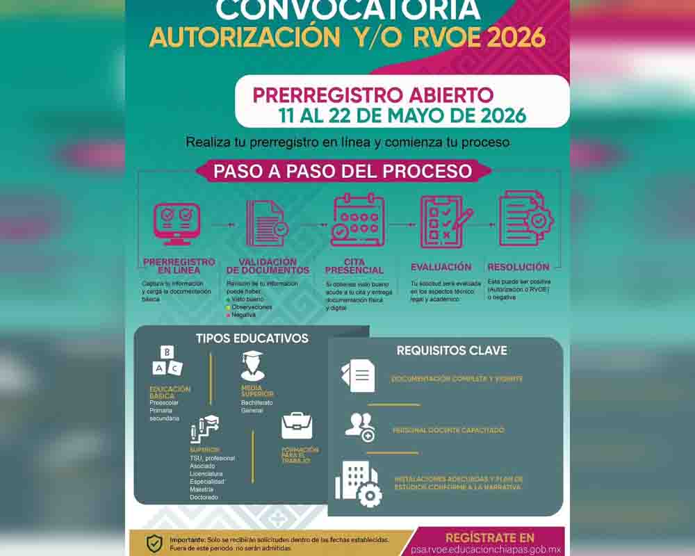 Fortalecen certeza académica con proceso digital de RVOE 2026