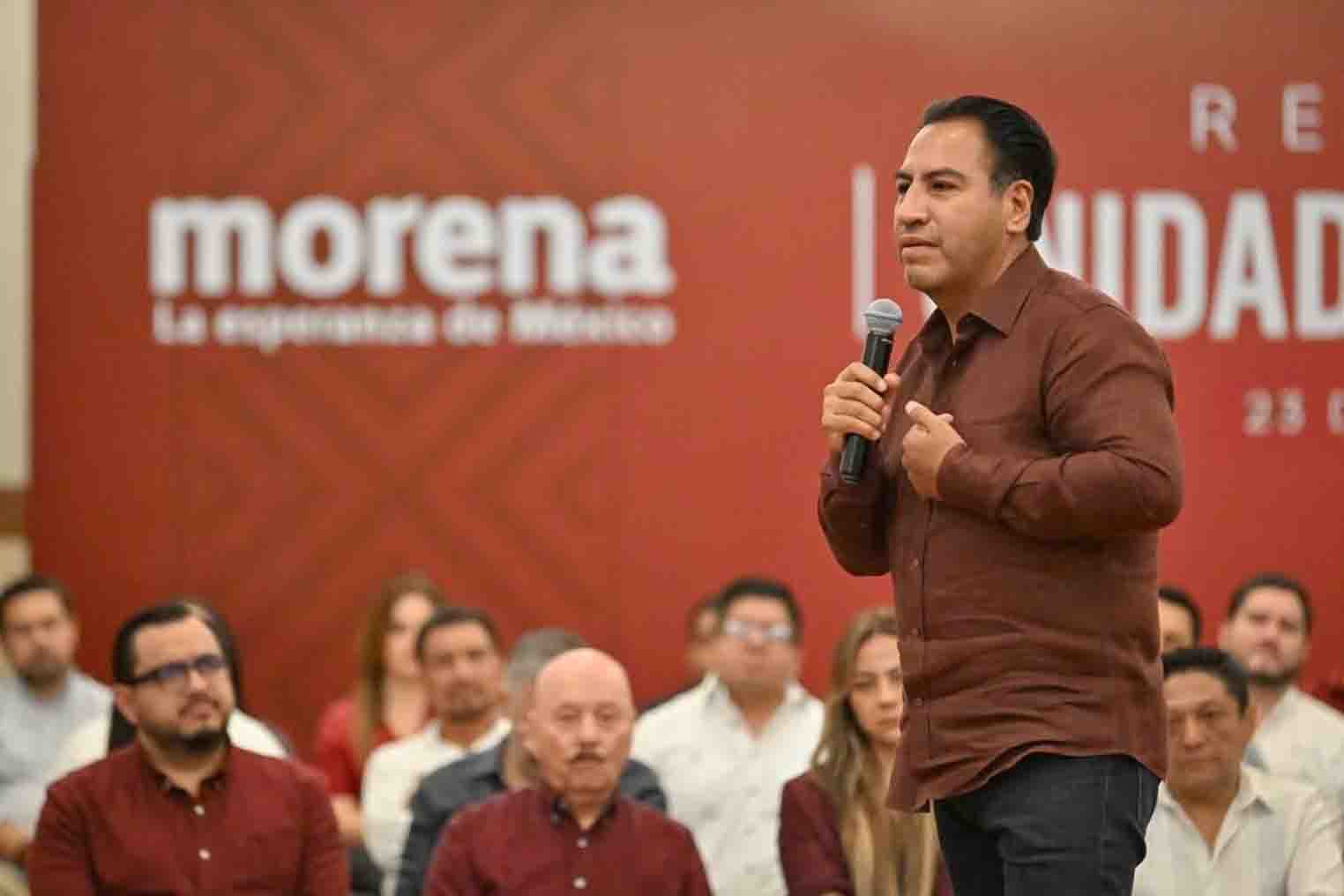 Eduardo Ramírez participa en reunión de trabajo con el Consejo Estatal de Morena en Chiapas