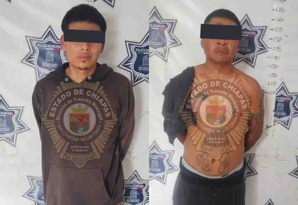 Detiene Tránsito Municipal a dos hombres por riña en la vía pública en la colonia Emiliano Zapata