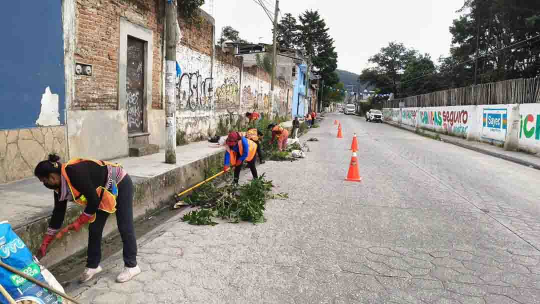 Refuerzan acciones preventivas de limpieza para reducir riesgos por lluvias en San Cristóbal