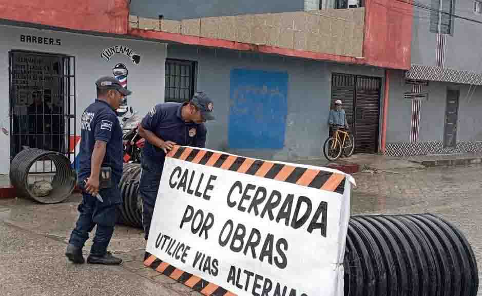 Anuncian cierre vial temporal en la colonia La Isla por obras de drenaje pluvial