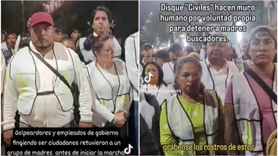 CDMX: empleados del gobierno trabajaron como escudos humanos para frenar manifestaciones, denuncian activistas