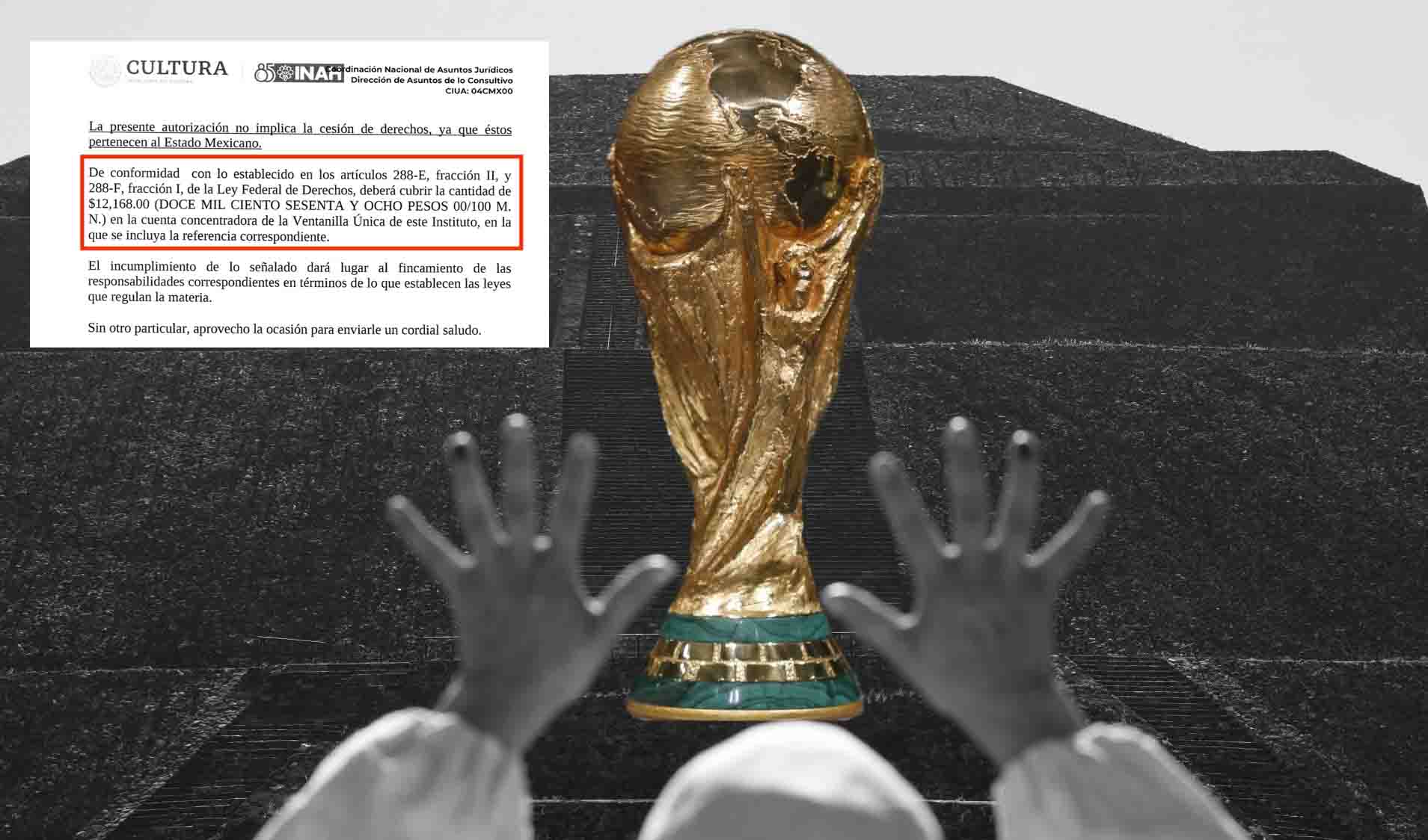 FIFA paga una bicoca al INAH por imágenes icónicas de México