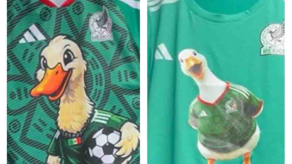 ¡Lleve, lleve! Sacan a la venta en Tepito playeras de la Selección Mexicana de Futbol con imagen de El pato Merlín
