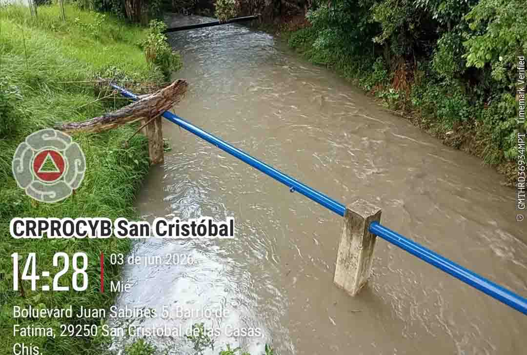 Protección Civil mantiene monitoreo preventivo; ríos y canales de San Cristóbal se reportan sin novedades