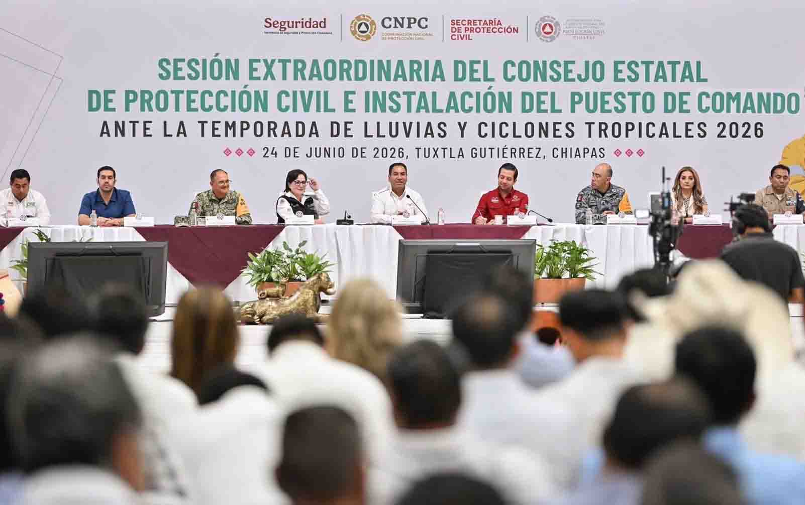 Con el respaldo de la Federación, Chiapas fortalece su estrategia preventiva ante la Temporada de Lluvias y Ciclones Tropicales 2026