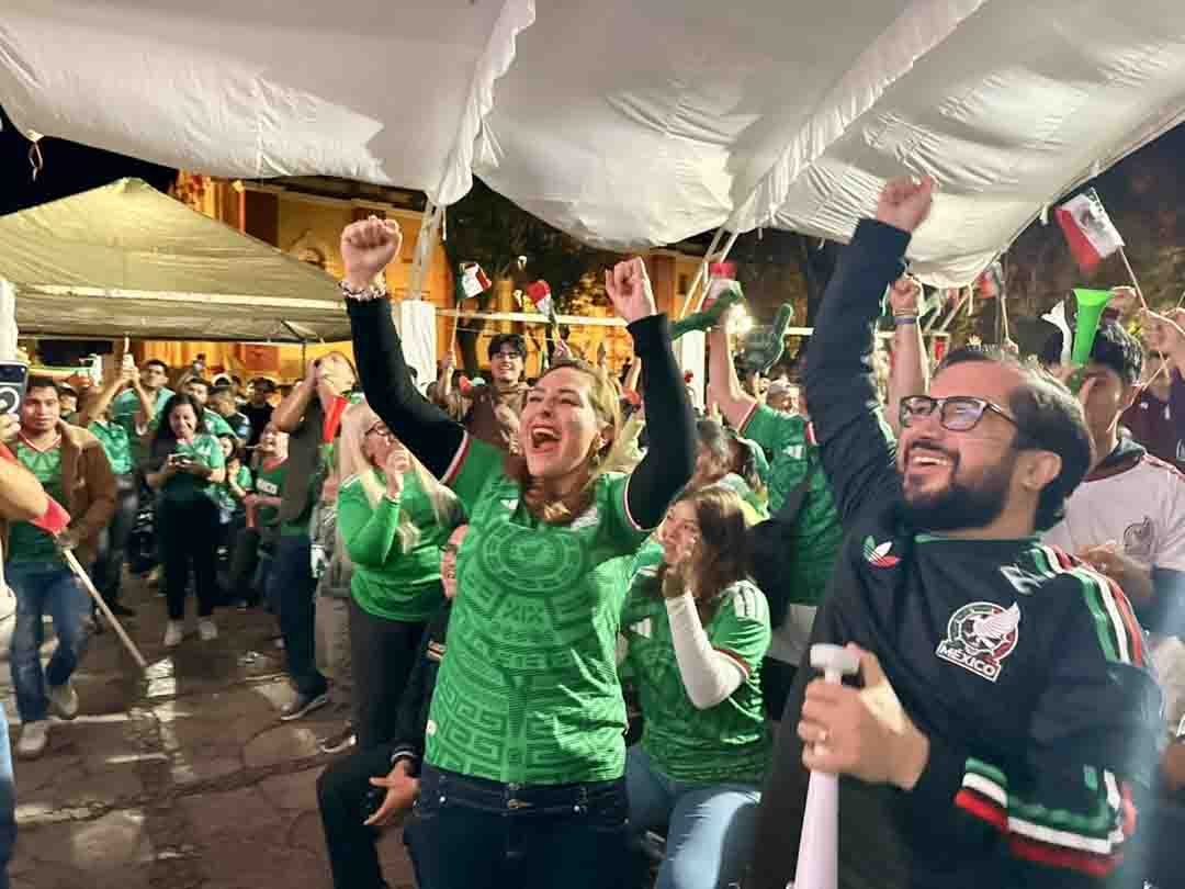 San Cristóbal vibró con el triunfo de México en una noche de unidad y alegría