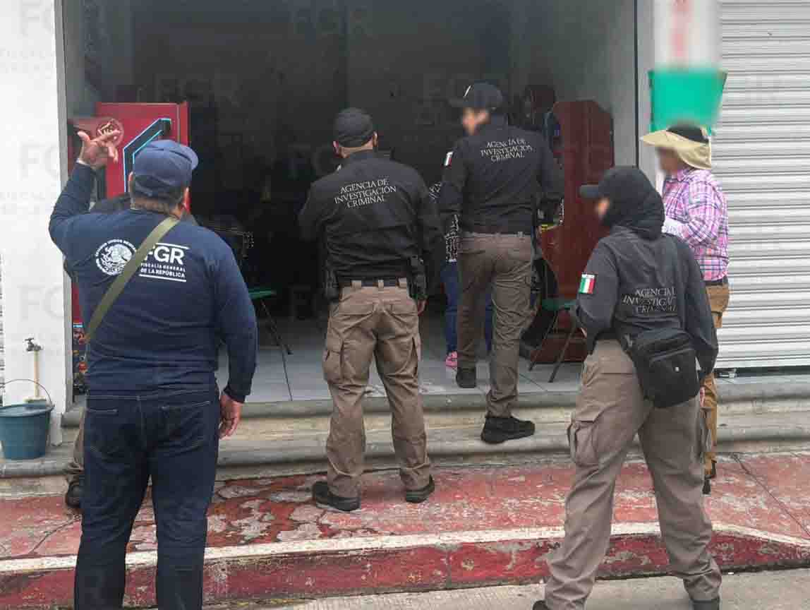 EN CATEO, FGR ASEGURA 31 MÁQUINAS TRAGAMONEDAS EN TUXTLA CHICO, CHIAPAS