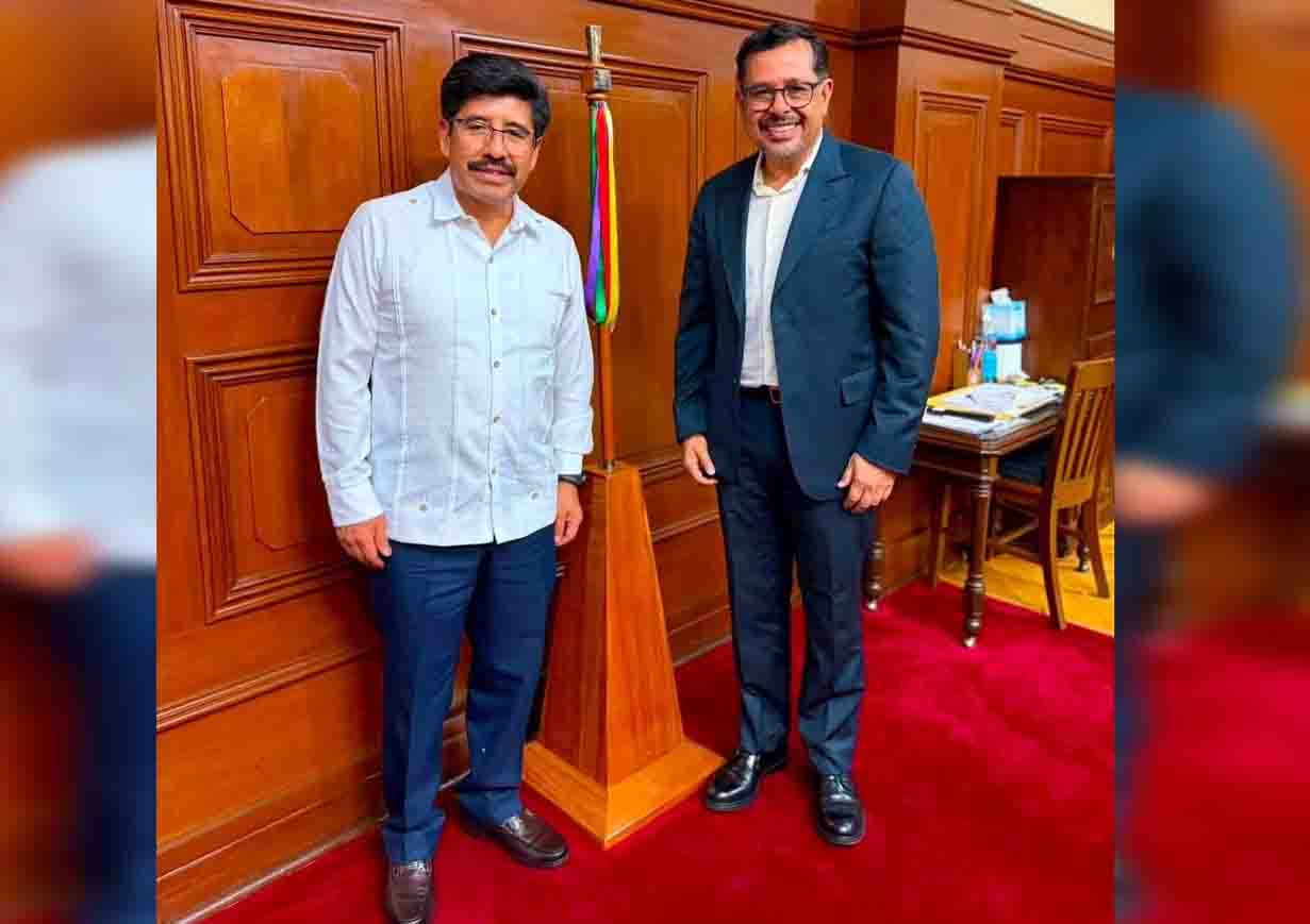 Diputado Mario Guillén se reúne con Ministro Presidente de la Suprema Corte de Justicia de la Nación