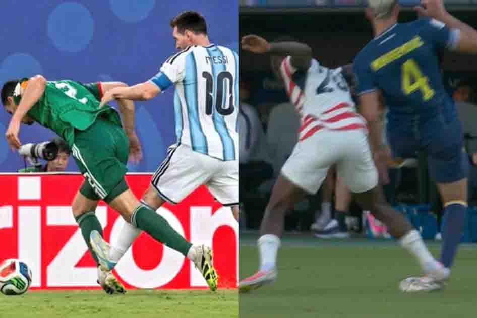¿FIFA protegió a Messi?: Explotan tras la tarjeta roja a Balogun por ‘planchazo’