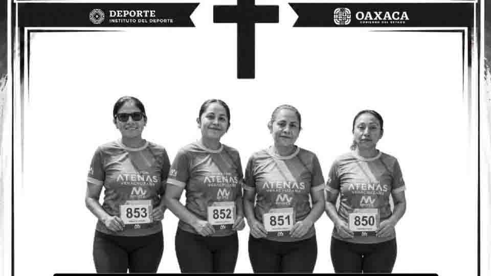 ¡Tragedia! Fallecen cuatro corredoras oaxaqueñas en accidente automovilístico tras participar en el Maratón Internacional Guelaguetza