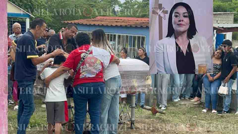 Con música de banda, dan último adiós a Roxana Guzmán, periodista asesinada de Nanchital