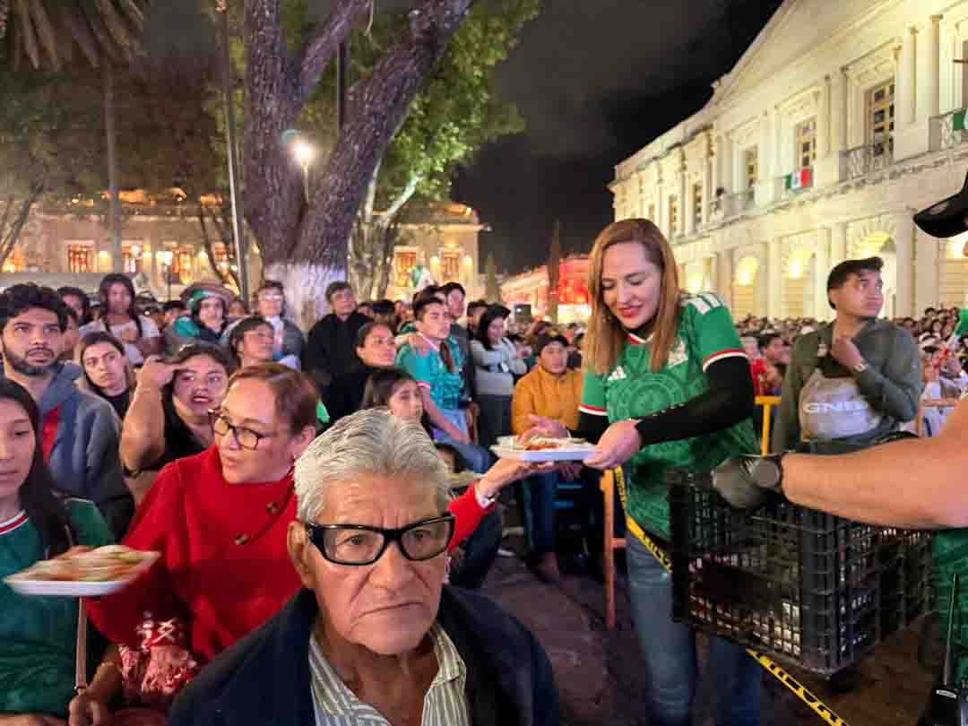 Partido de la Selección Mexicana reúne a miles de familias en el Fan Fest de San Cristóbal