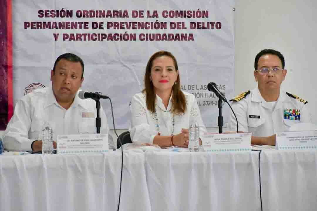 Encabeza la Alcaldesa Fabiola Ricci la Sexta Sesión de Prevención del Delito para Impulsar la Segunda Feria Preventiva