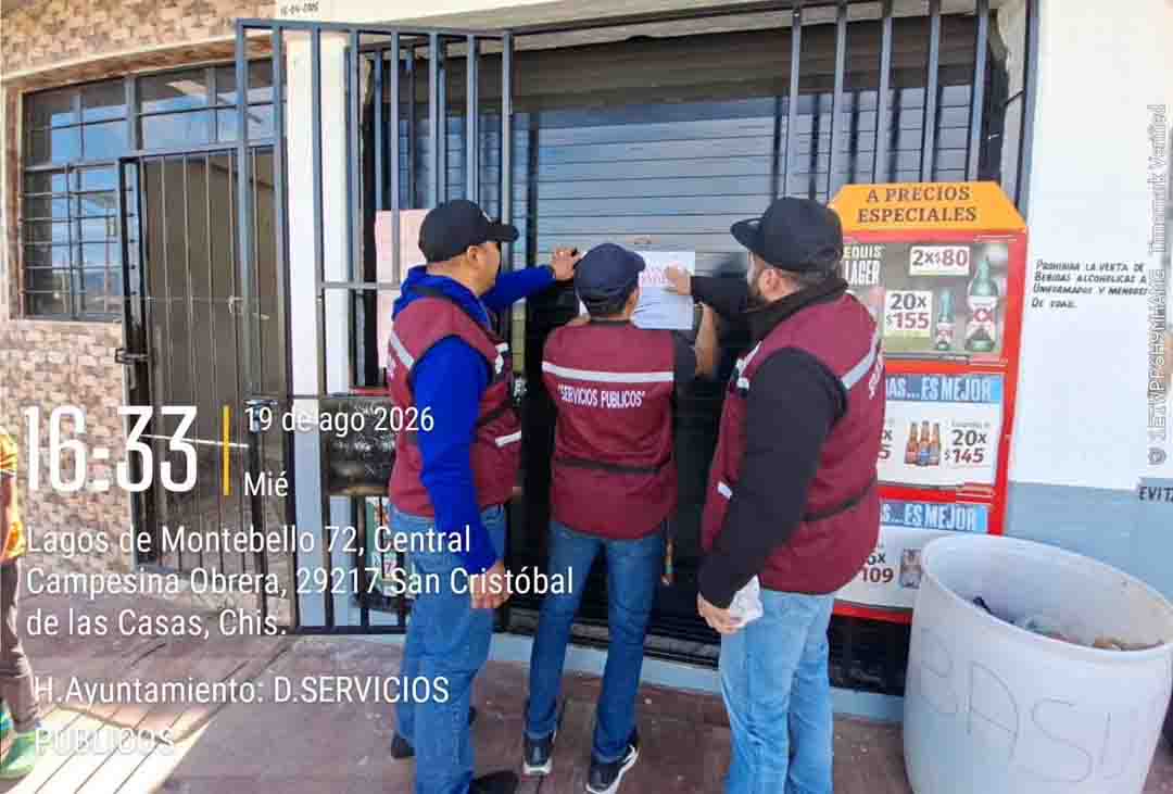 Clausuran establecimiento de bebidas alcohólicas por incumplir disposiciones municipales