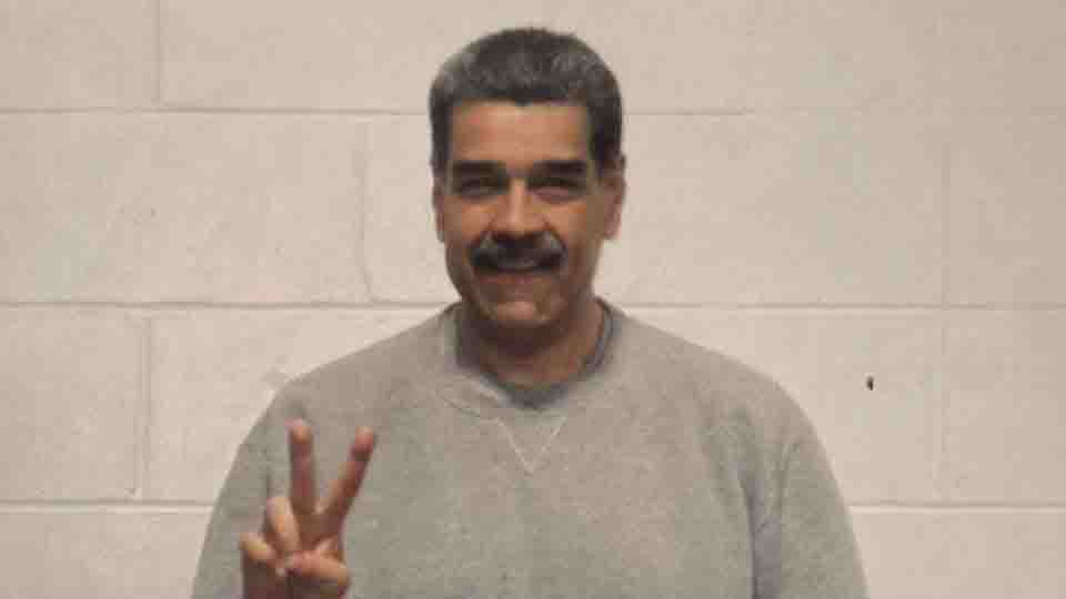 “Disfruten este regalo”: publican nuevas fotografías de Nicolás Maduro con su uniforme de preso en EU