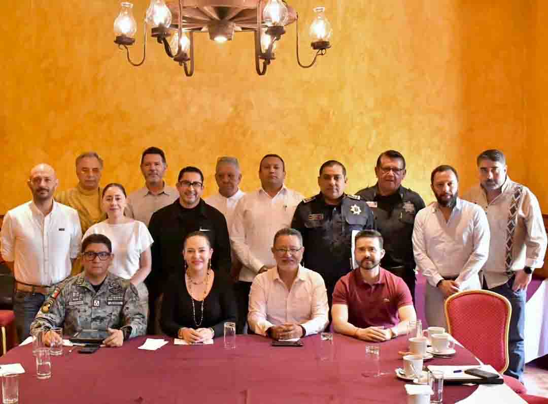 Fortalecen coordinación entre Gobierno, Guardia Nacional y empresarios para reforzar la seguridad en San Cristóbal