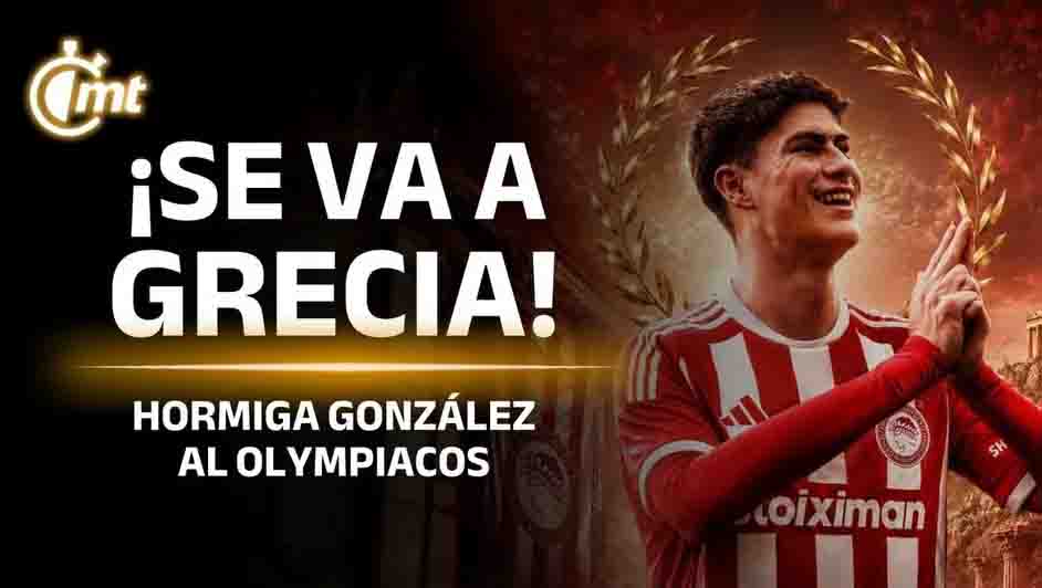 ‘Hormiga’ González ya es jugador del Olympiacos de Grecia
